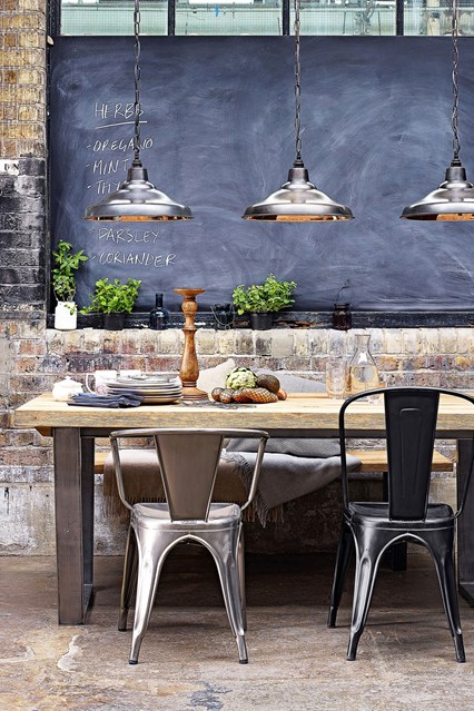 How To Create An Industrial Dining Room