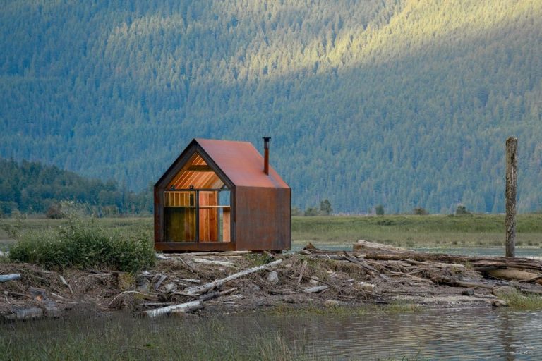 Tiny Corten Steel Cabin Gets More Beautiful With Each Passing Day