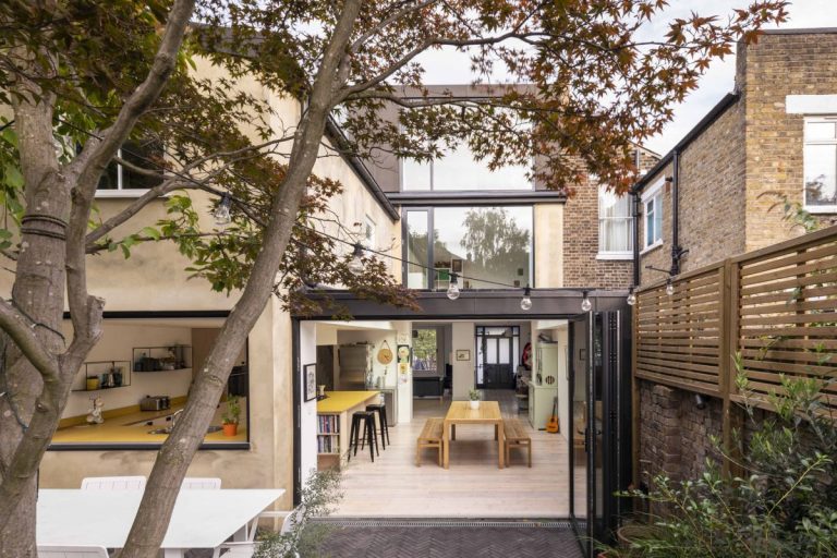 London House Extension With Skylights And Huge Windows