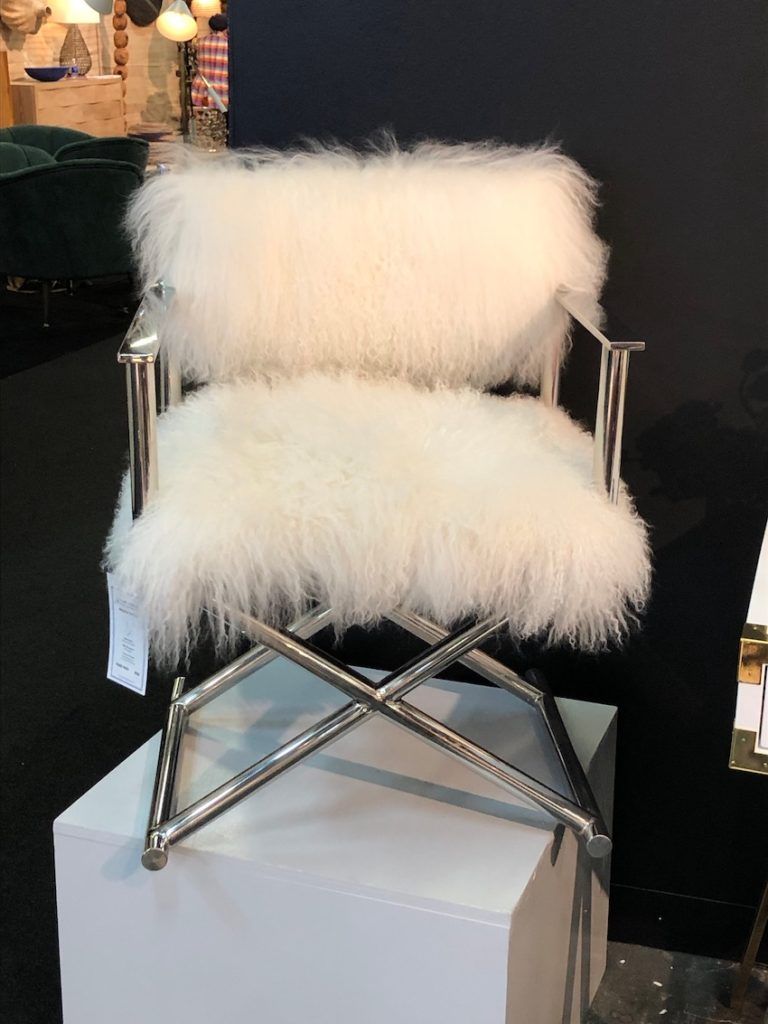 A fluffy white seat -- need we say more?