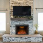 Valuxhome 36” Recessed Electric Fireplace