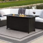 Rectangular Extruded Aluminum Gas Fire Pit Table