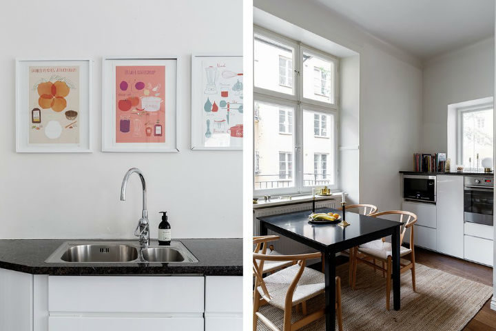 bright white Scandinavian design kitchen 2