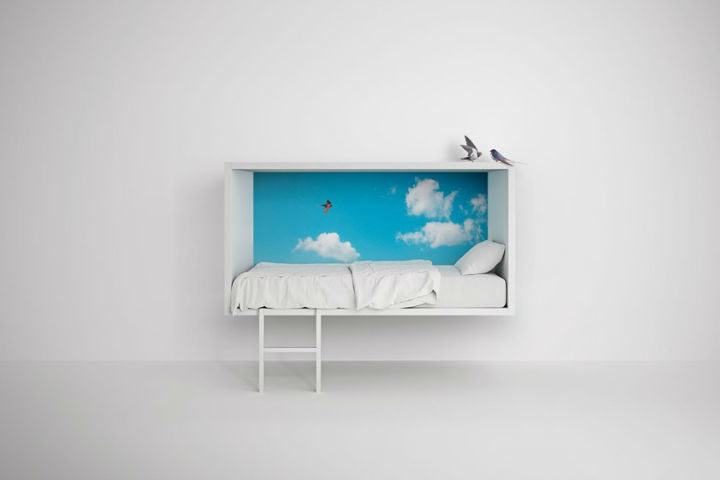 kids modern floating bed 5