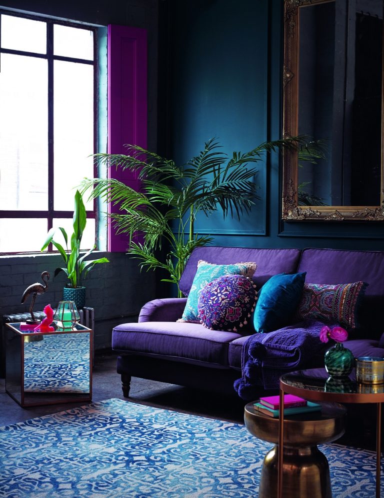 Decorating With Color: Statement Bold Color Sofa