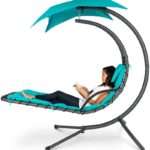 Curved Chaise Lounge Chair Swing